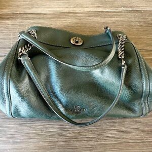 Coach Purse. Hunter green.